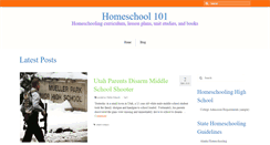 Desktop Screenshot of homeschool101.org